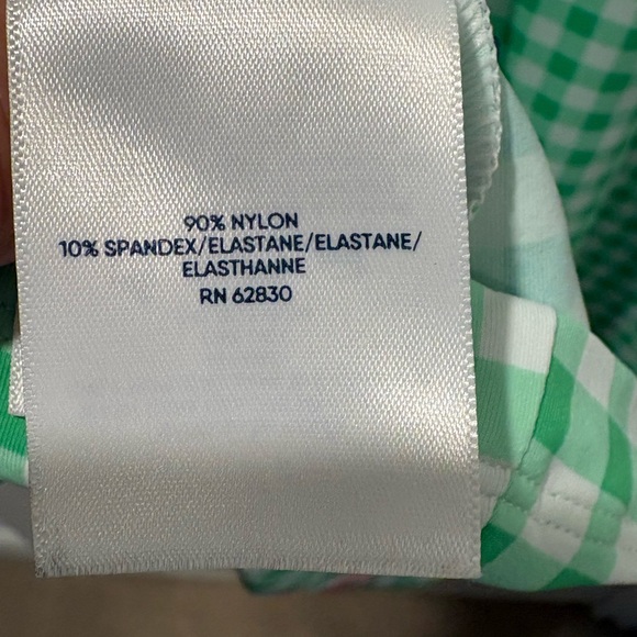 Draper James x Lands' End Hooded Full Zip Long Sleeve Rash Guard UPF 50 3X - Picture 4 of 5